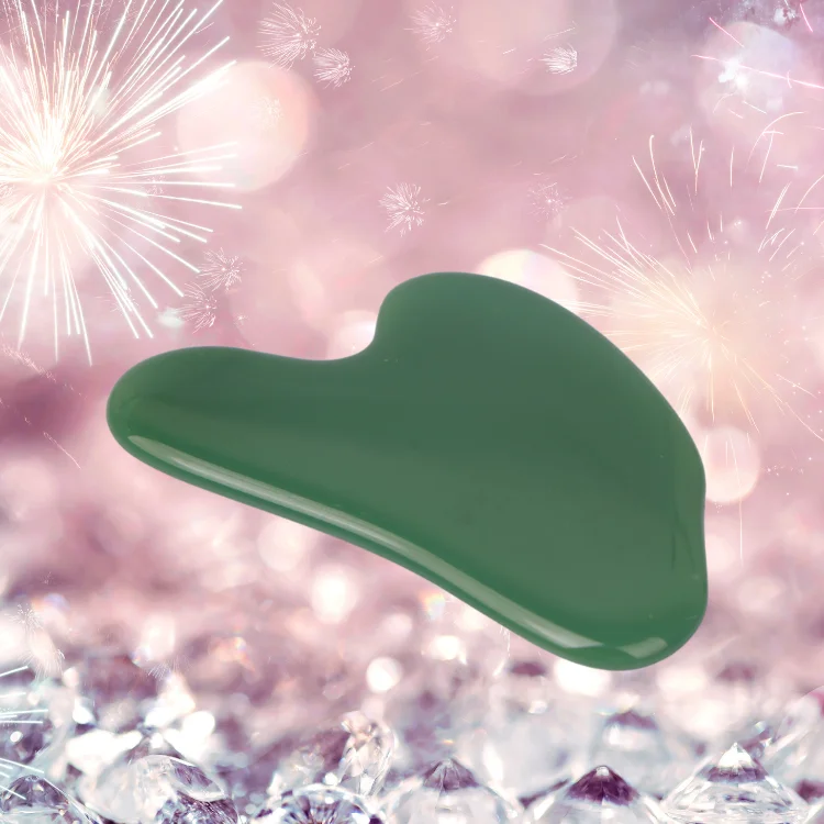 AVENTURINE FACE MASSAGE  GUA SHA TOOL 